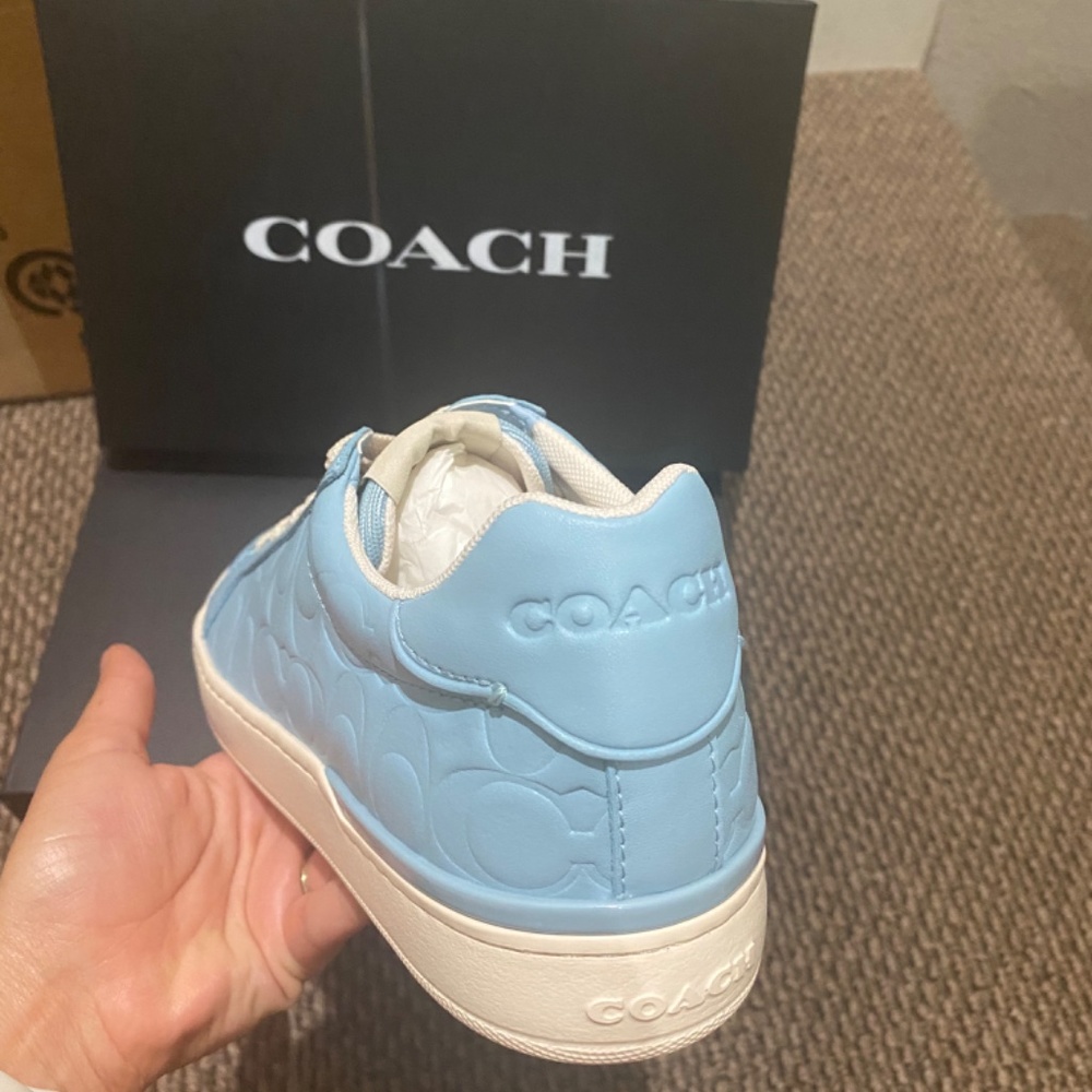 New Women’s Light blue Coach sneakers - Picture 2 of 6